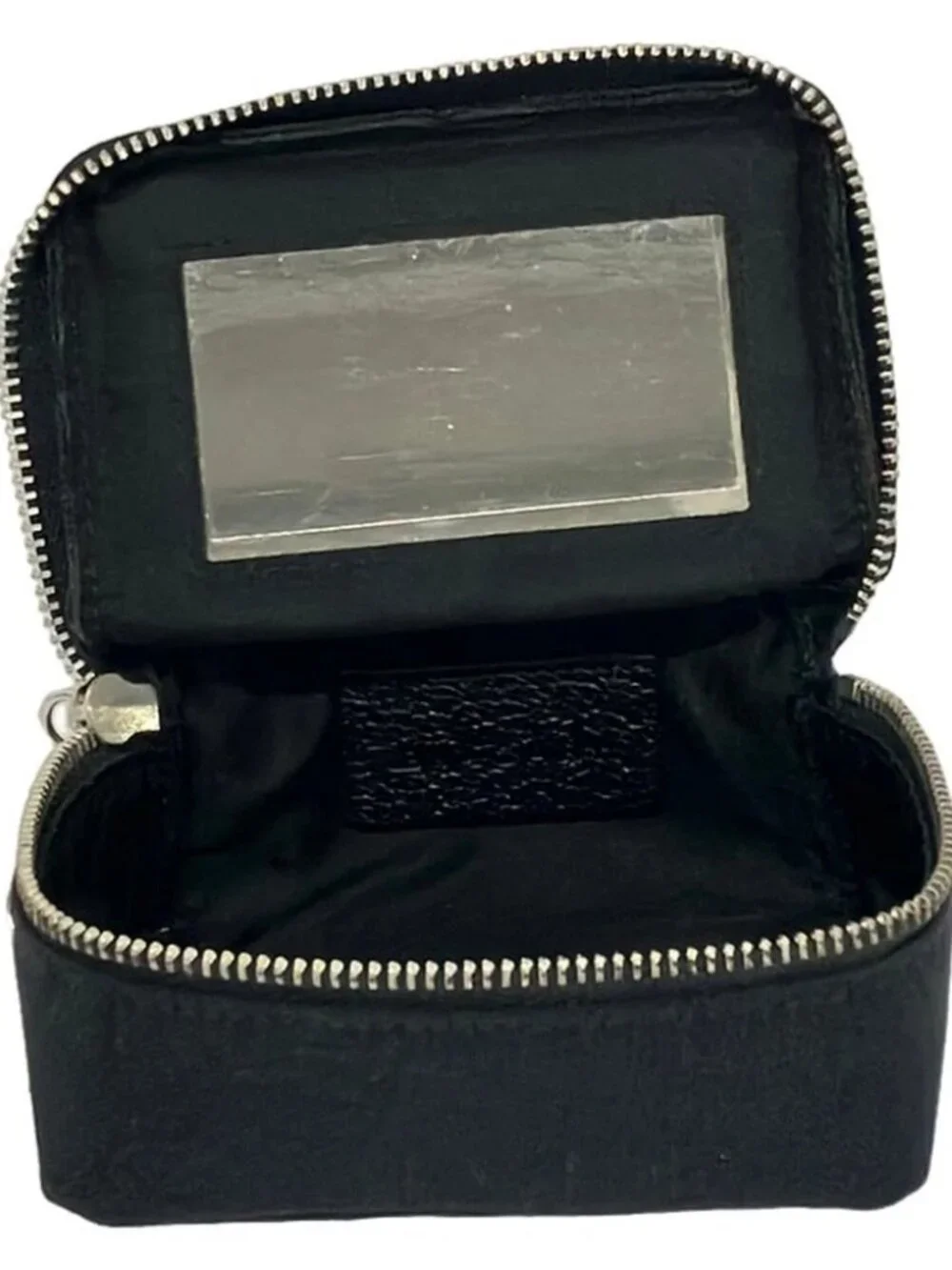 BVLGARI Logo Mania Black Jacquard Pouch